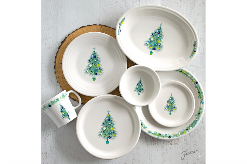 Fiesta on sale christmas dinnerware