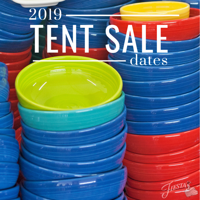 2019 Fiesta Dinnerware Tent Sales Fiesta Blog