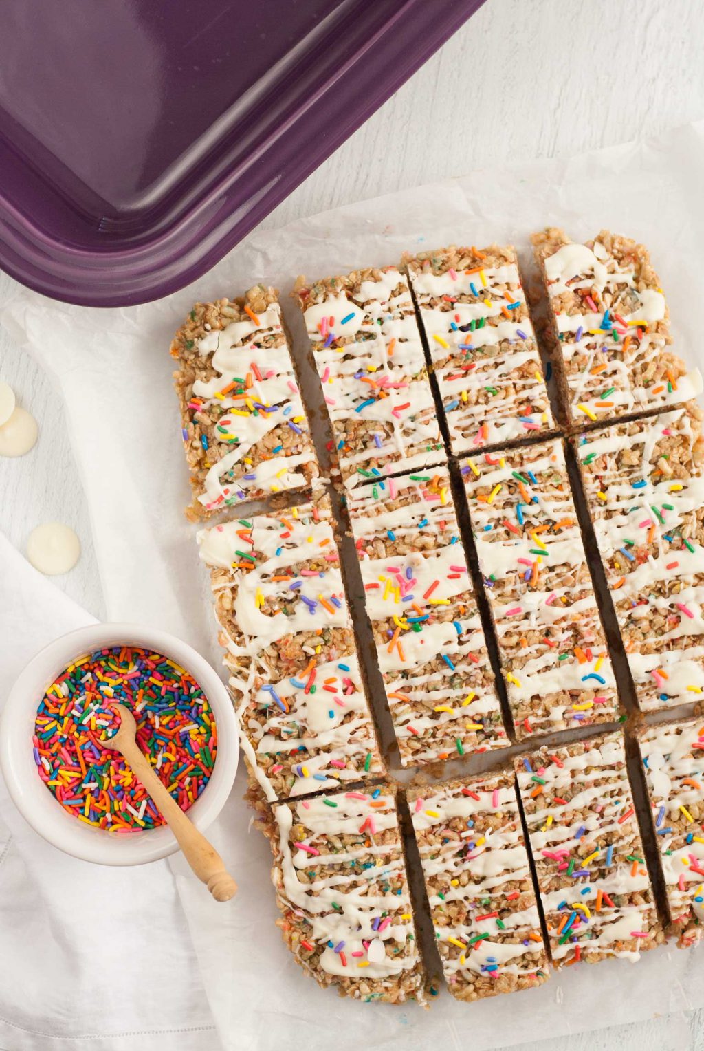Confetti Cake Granola Bars Fiesta Blog