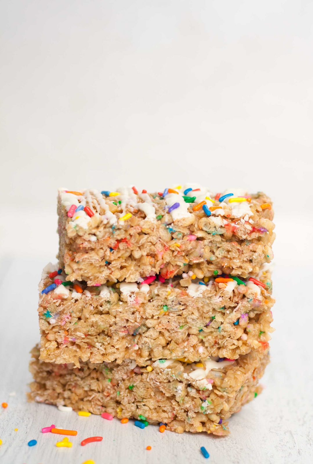 Confetti Cake Granola Bars Fiesta Blog