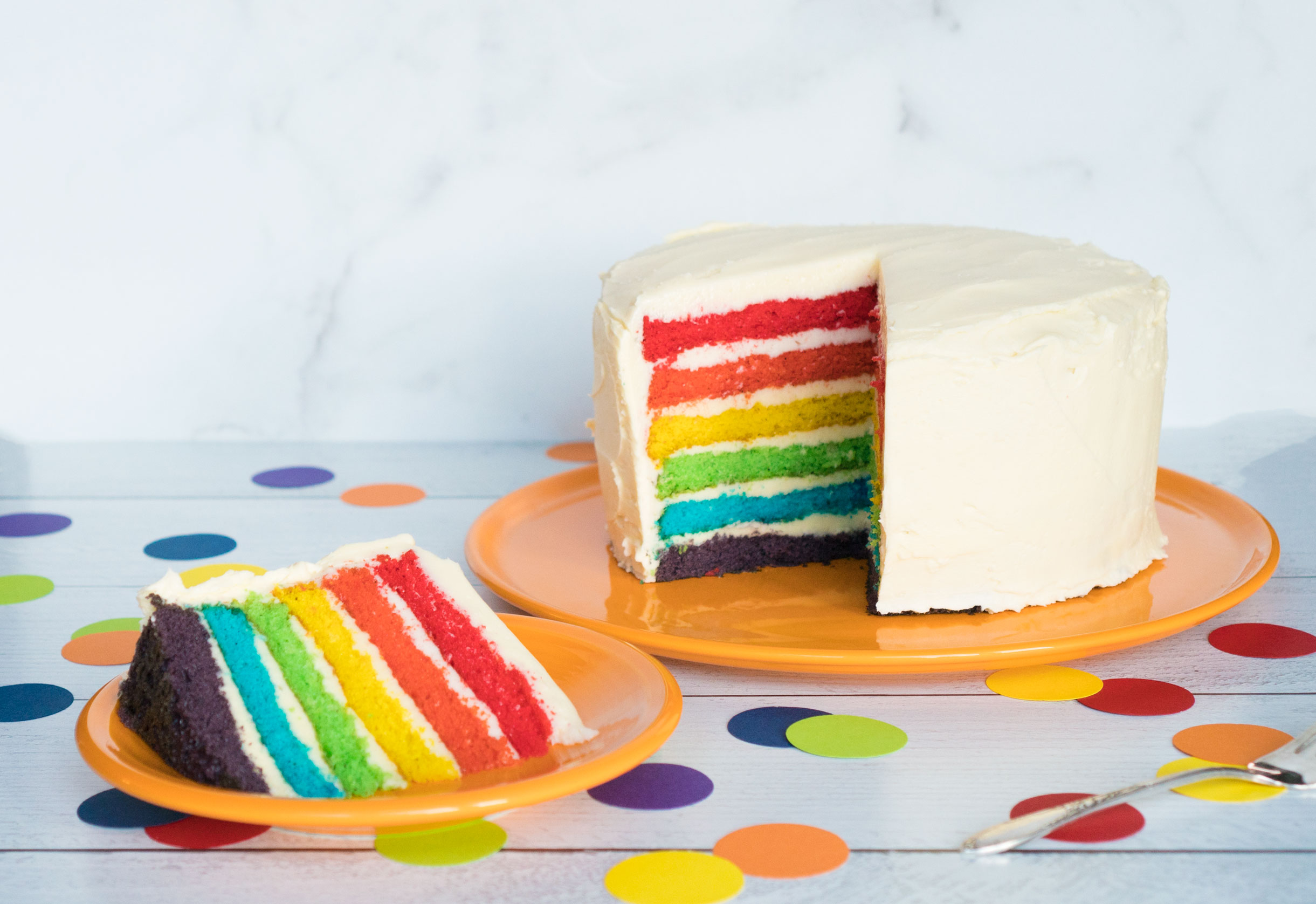 Rainbow Cake  Janes Patisserie